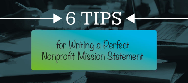 Nail your nonprofit mission statement